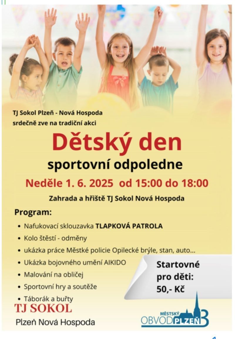 Dětský den na Nové Hospodě