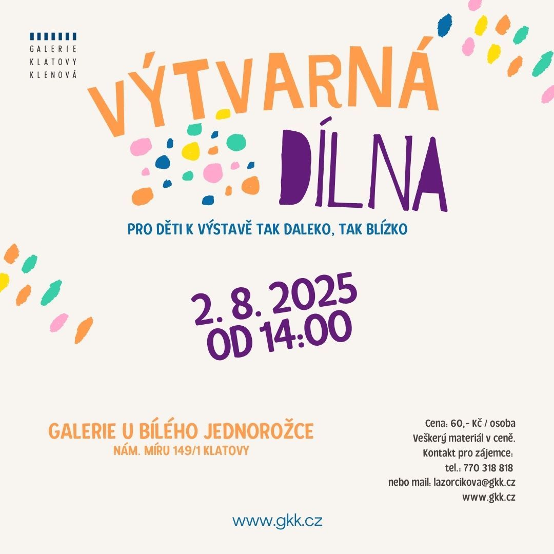 Výtvarná dílna pro děti k výstavě Daniel Balabán