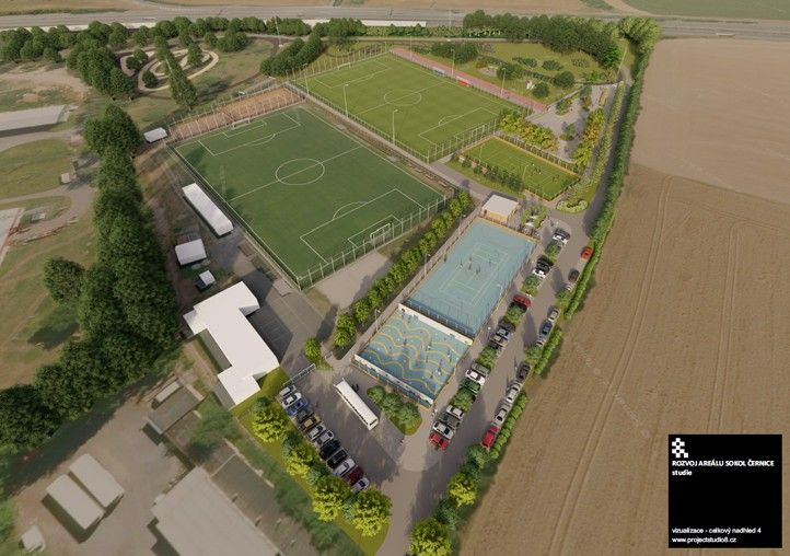 V černicích začíná výstavba moderního sportovního areálu