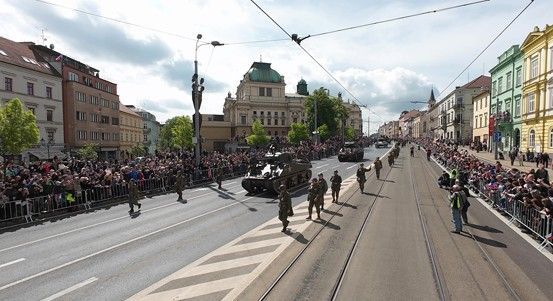 Plzeň využila drony k bezpečnosti během oslav osvobození