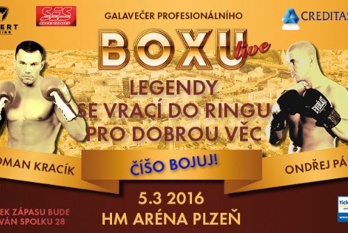 Foto: Získejte lístky na Galavečer profesionálního boxu, který pomůže Mariánovi Čišovskému