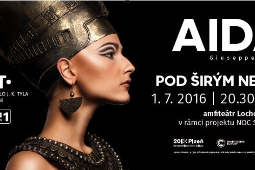 Foto: Aida pod širým nebem – velkolepá show v lochotínském amfiteátru