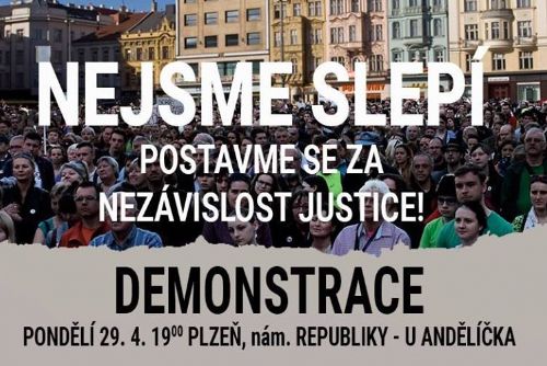 Foto: I v Plzni se bude v pondělí večer demonstrovat za nezávislost justice