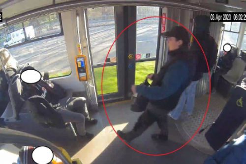 Foto: Muž onanoval v tramvaji. Pomůžete policii?