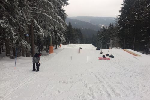 Foto: Na Špičáku nově otevírají i snowpark, přijede Viki Cabadaj