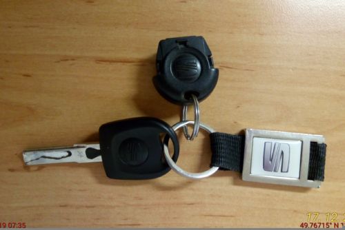 Foto: Nepostrádá někdo v Plzni klíče od vozidla Seat?