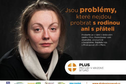 Foto: Krizové centrum Plus spustilo v Plzni kampaň „Když nejbližší nestačí“