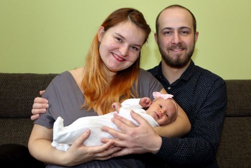 Foto: První narozený občánek centrálního obvodu Plzně je holčička Johanka