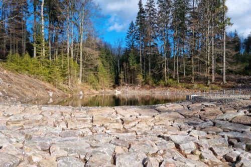 Foto: V brdských lesích vznikly další dvě nádrže, mají zlepšit vodní bilanci i biodiverzitu