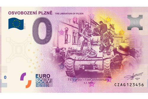 Foto: Výročí osvobození Plzně připomenou pamětní bankovky