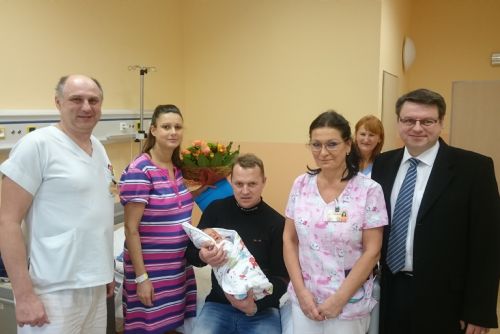 Foto: Počet narozených miminek v táborské porodnici překonal za rok 2017 magickou hranici 1000 porodů