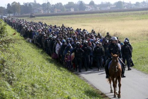 Foto: Chaos kvůli běžencům – Lublaň chce armádu na hranicích i pomoc EU