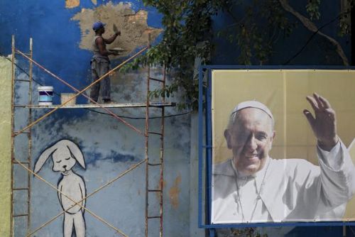 Foto: František přijíždí na Kubu podpořit místní katolíky