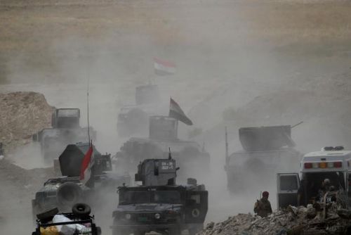 Foto: Jsme pár kilometrů od centra Fallúdže, chlubí se irácký generál