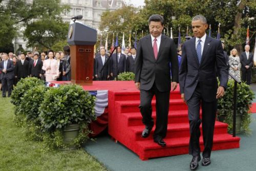 Foto: Obama uvítal čínského prezidenta. Asiaté mohou slíbit nový závazek o emisích