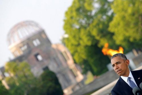 Foto: Obama v Hirošimě: Máme odpovědnost, aby se něco podobného už neopakovalo