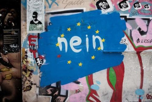 Foto: Obrazem: Graffiti v ulicích Atén reflektují krizi