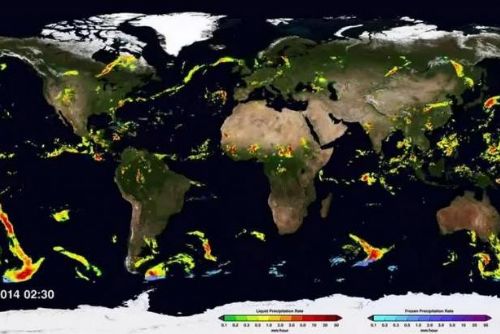 Foto: PODÍVEJTE SE: Unikátní mapa globálních srážek z dílny NASA