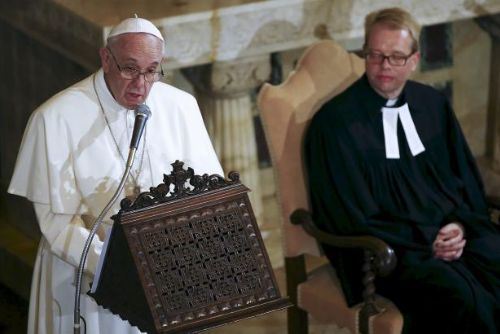 Foto: Příliš mnoho ústupků luteránům? Papež se zúčastní oslav 500 let reformace