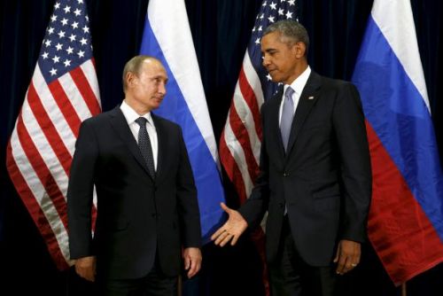 Foto: Putin popřál Obamovi k novému roku a nabídnul USA konstruktivní dialog
