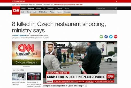 Foto: Střelby v Uherském Brodě si všímají přední světová média