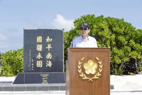 Foto: Tchajwanský prezident navštívil jeden ze sporných Spratlyho ostrovů