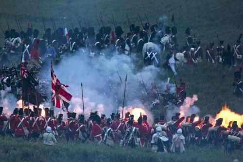 Foto: U Waterloo po 200 letech bojovali i Češi - pro i proti císaři