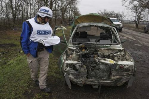 Foto: Ukrajinský ministr: Někteří členové mise OBSE spolupracují s povstalci