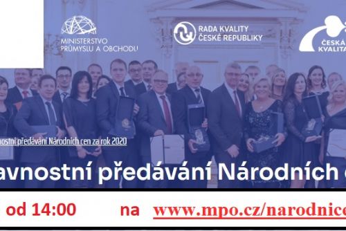 Foto: Slavnostní předávání Národní ceny kvality ČR 