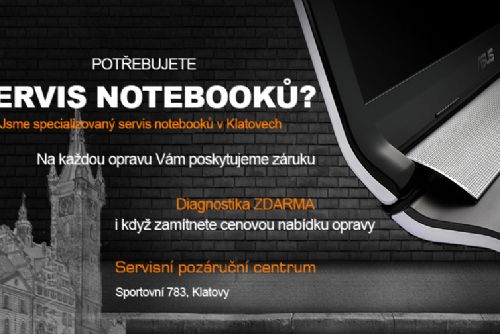 Foto: Kvalitní servis vašeho notebooku v Klatovech