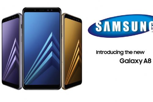 Foto: Mobilní telefon Samsung A8 2018 je tu v plné parádě