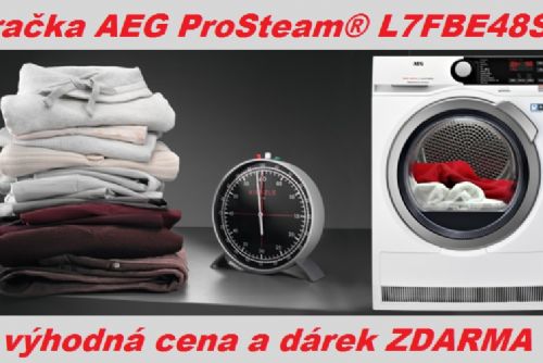Foto: Pračka AEG ProSteam L7FBE48SC za výhodnou cenu a s dárkem