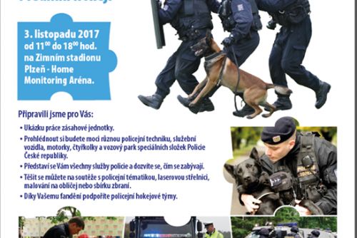 Foto: Den s Policíí proběhne 3. listopadu v Home Monitoring Aréně v Plzni