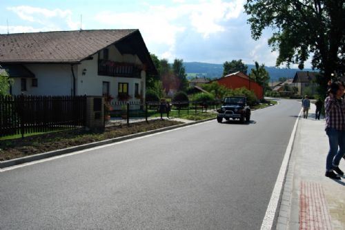 Foto: Chudenín na Klatovsku má nový průtah obcí