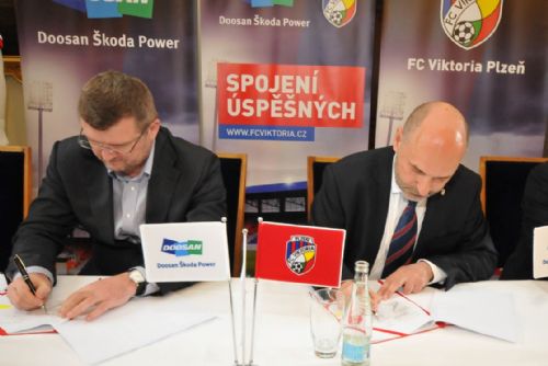 Foto: Doosan Škoda Power prodloužila smlouvu s Viktorií o dva roky