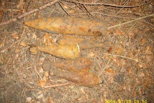 Foto: Ve vypuštěném rybníku byla nalezena munice