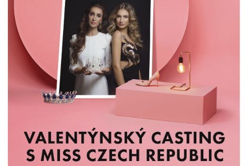 Foto: Valentýnský casting s MISS CZECH REPUBLIC 2018 v OC Plaza