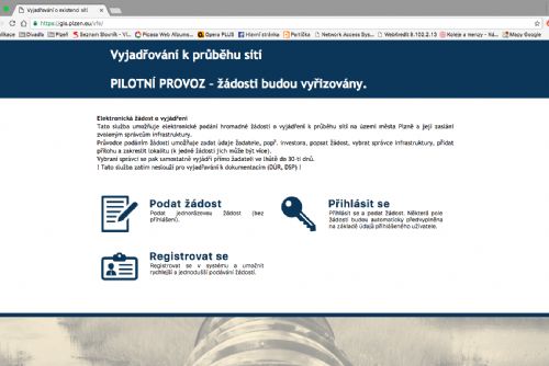 Foto: Plzeň zjednodušila podávání žádostí o vyjádření k sítím, spustila novou službu