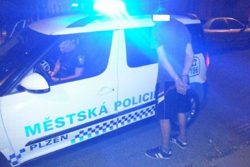 Foto: Strážníci městské policie chytili v noci v Plzni zlodějíčka jízdního kola 