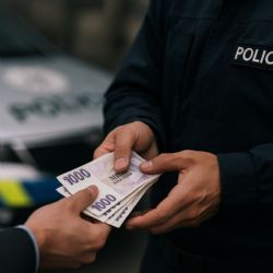 Opilý cizinec nabídl policistům úplatek, skončil v cele