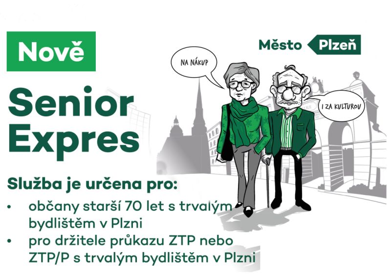 Plzeňský Senior Expres nabídne víc vozů a jízdu za 50 korun