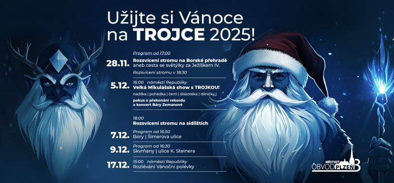 Advent na Trojce přinese světla, anděly i vánoční polévku