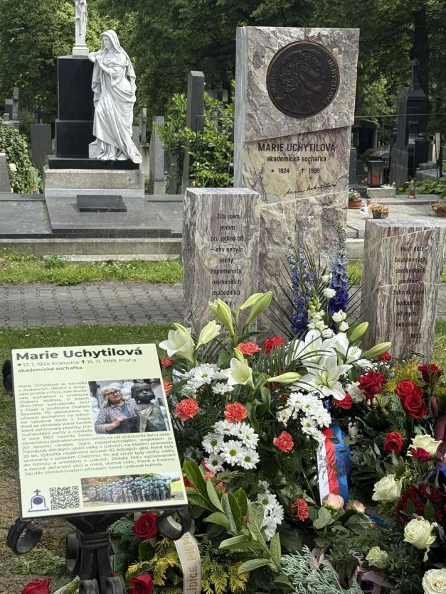 obrázek: Významná sochařka Marie Uchytilová má v Plzni čestný hrob