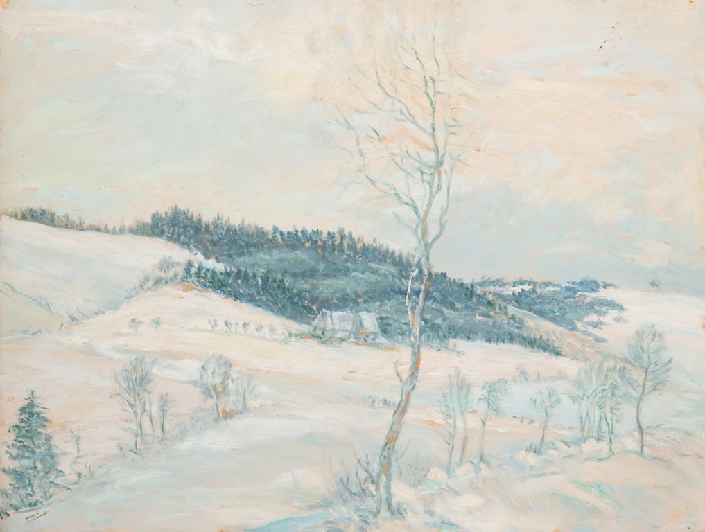 František Kaván, Zima na Svratecku