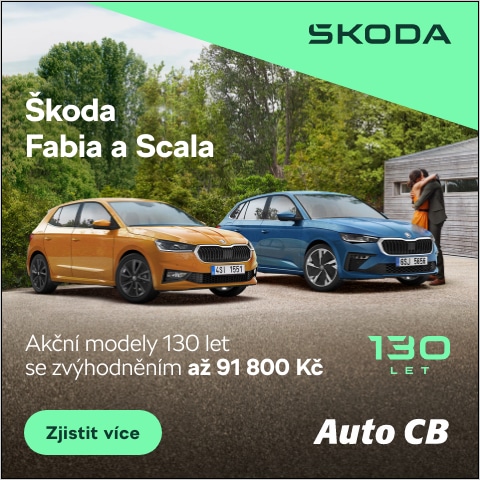 Auto CB s.r.o. | Akční modely 130 let - Škoda Fabia a Scala