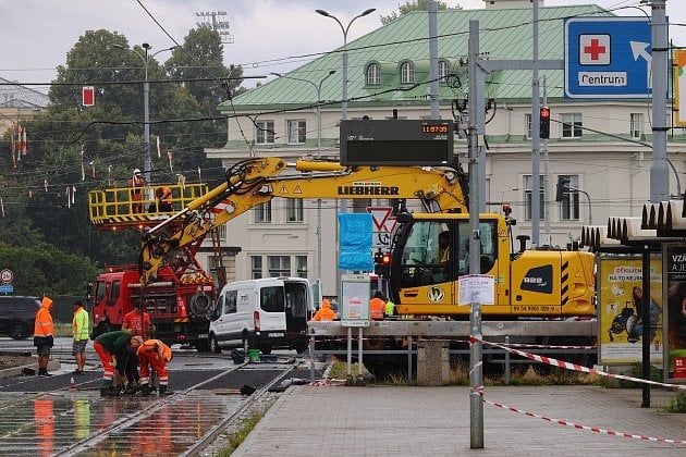 obrázek: Plzeň pod nadvládou bagrů - U Jána finišují, jinde začínají nové rozkopávky