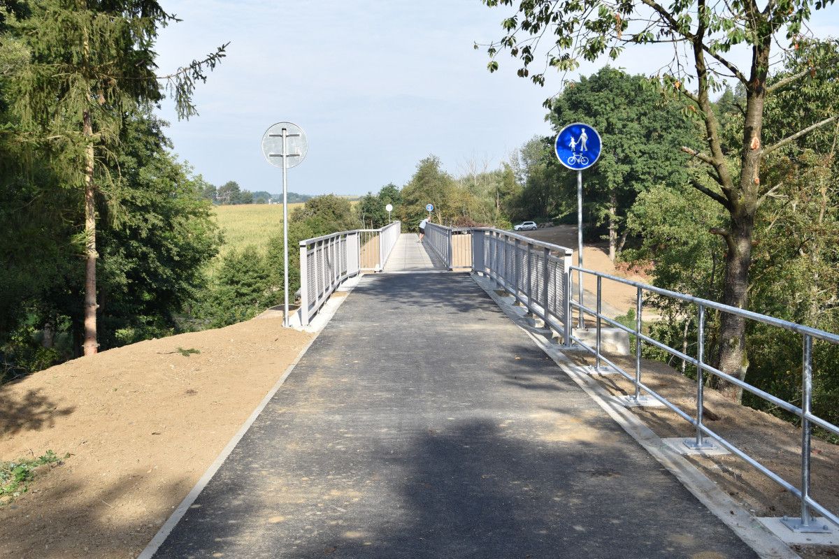 Lávka přes Radbuzu u Chotěšova je v provozu