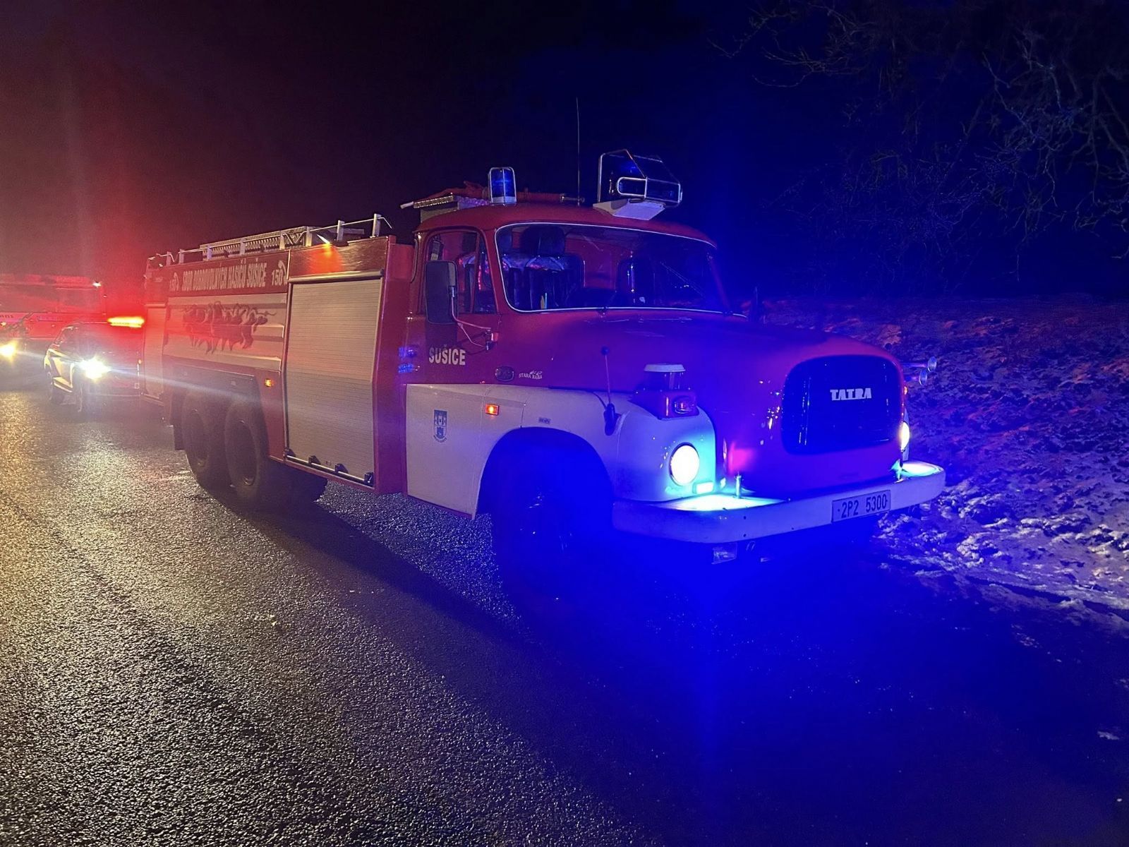 Ranní požár mobilheimu v Dlouhé Vsi vznikl od podlahového topení