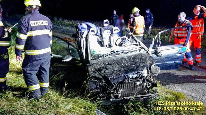 Dvě nehody na Plzeňsku - pět zraněných