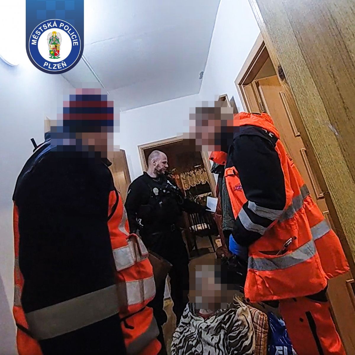 obrázek: Tísňové tlačítko na mobilu zachránilo seniorku na Lochotíně